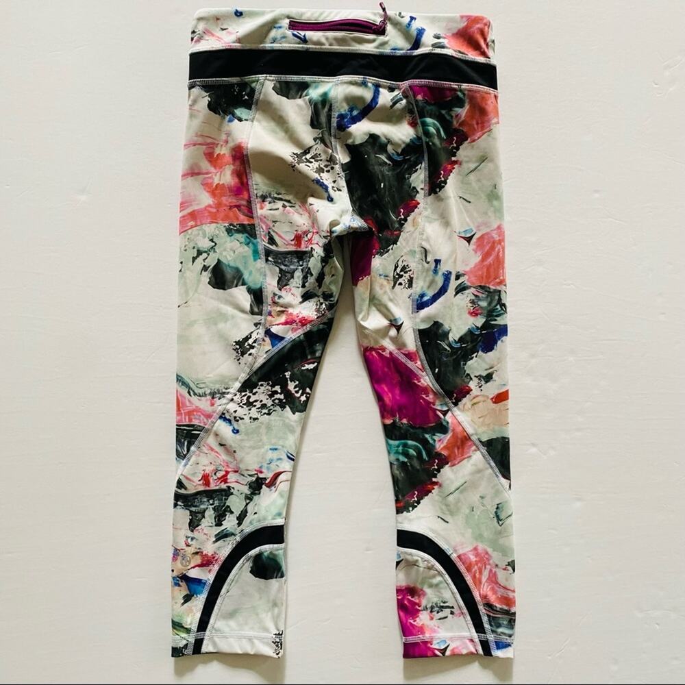 Lululemon | Run Inspire Crop II Pigment Wave Multi 6 GUC - Picture 8 of 11